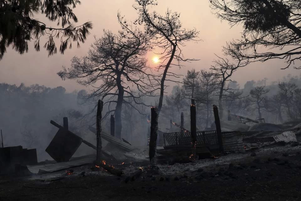 Τεράστια η οικολογική καταστροφή στην Εύβοια – «Στάχτη» 28.000 στρέμματα πευκοδάσους (εικόνες)